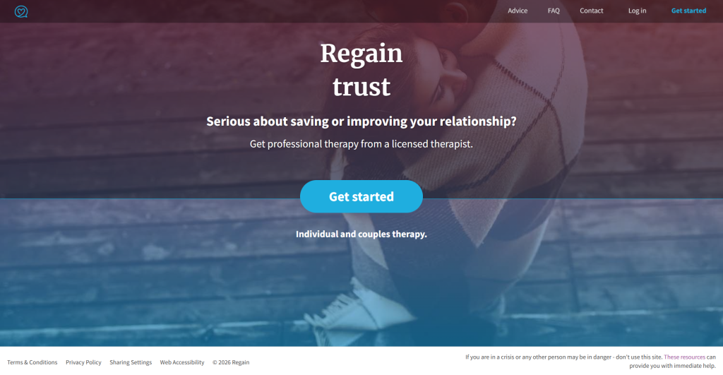 Regain - Largest couples only network